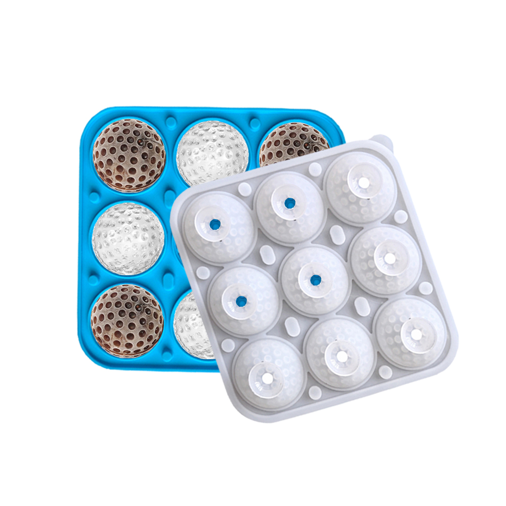 9-cavity golf ball with lid ic - đánh giá và giá Ice Mold Sphere