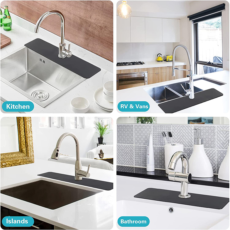 Upgraded Diatomite Sink Splash - đánh giá và giá Bar Mat Rubber